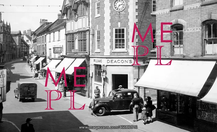  : Uttoxeter, High Street c1955