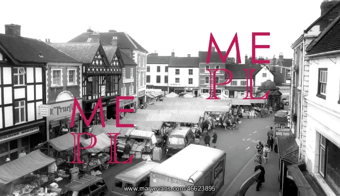  : Uttoxeter, the Market c1965
