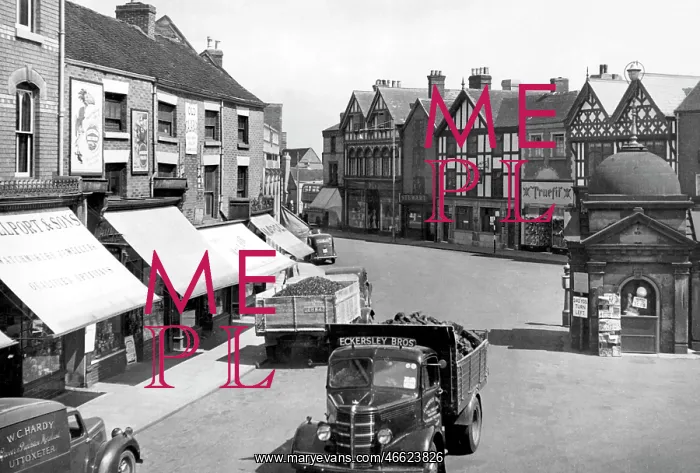  : Uttoxeter, Market Place 1949