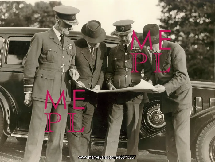 : Uxbridge aerodrome prior to an air exercise c 1937 : Uxbridge aerodrome prior to an air exercise c 1937