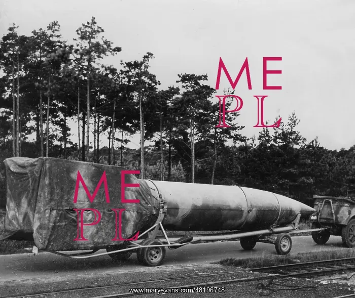 : A V-2 rocket in Peenemunde, 1942 : A V-2 rocket in Peenemunde, 1942