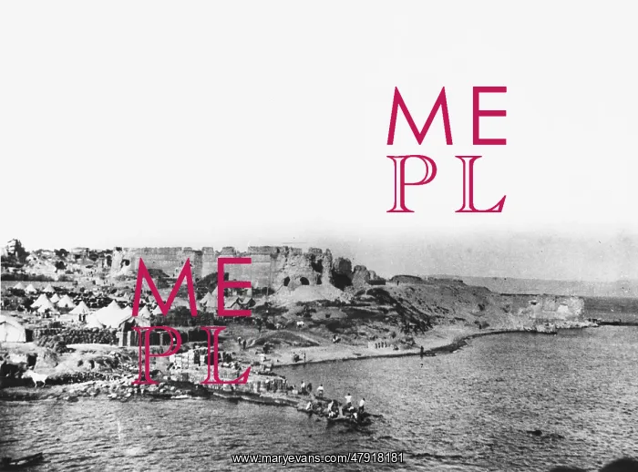 : V Beach at Gallipoli WWI : V Beach at Gallipoli WWI