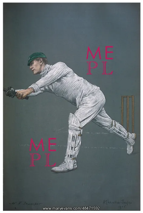 : V T TRUMPER - CRICKETER : V T TRUMPER - CRICKETER
