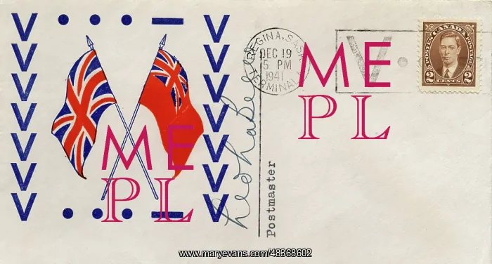  : V for Victory - WW2 Canadian envelope