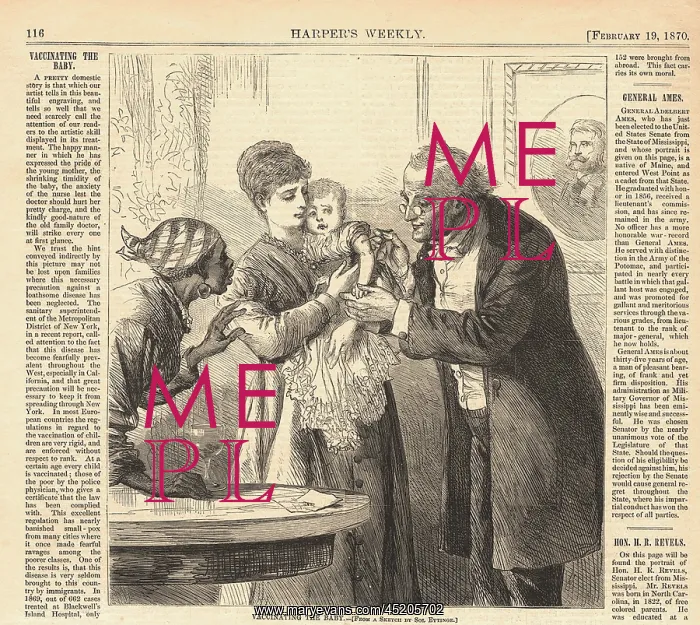 : Vaccinating the baby against smallpox in ? : Vaccinating the baby against smallpox in ?