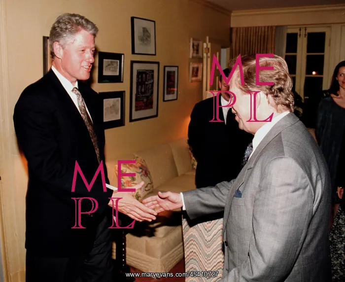 : Vaclav Havel - Bill Clinton - handshake : Vaclav Havel - Bill Clinton - handshake