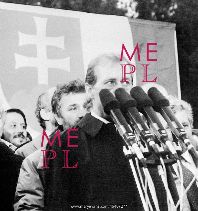 : Vaclav Havel - demonstration - Bratislava : Vaclav Havel - demonstration - Bratislava
