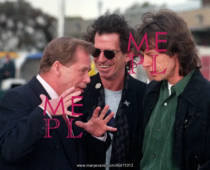 : Vaclav Havel - Keith Richards - Mick Jagger : Vaclav Havel - Keith Richards - Mick Jagger