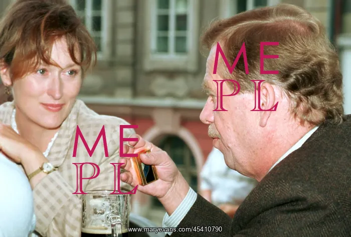 : Vaclav Havel - Meryl Streep - pub : Vaclav Havel - Meryl Streep - pub