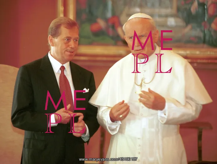 : Vaclav Havel - pope John Paul II : Vaclav Havel - pope John Paul II