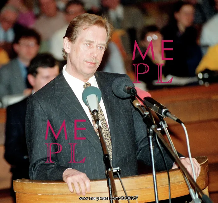 : Vaclav Havel - trial - wittness stand - trial : Vaclav Havel - trial - wittness stand - trial