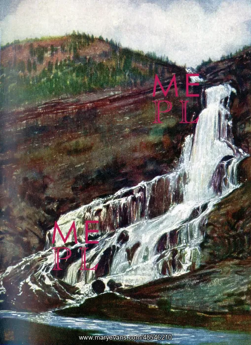 : Vaefos, Hildal, Hardanger Waterfall : Vaefos, Hildal, Hardanger Waterfall