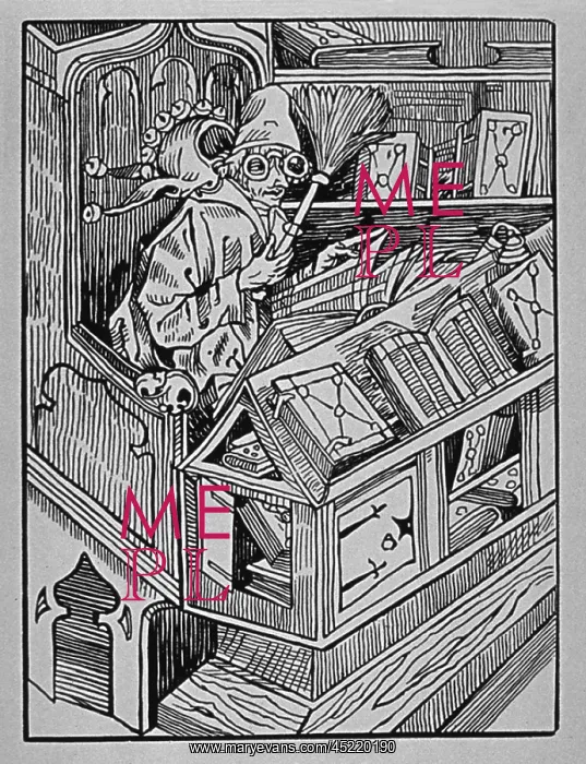 : A VAIN BOOK COLLECTOR, an illustration in ? : A VAIN BOOK COLLECTOR, an illustration in ?