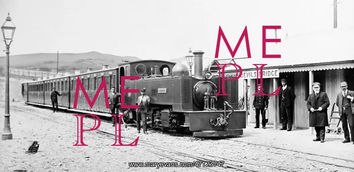  : Vale of Rheidol Railway, Wales - early 1900s