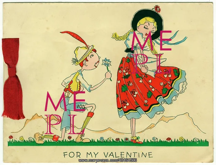  : Valentine card, Alpine Love