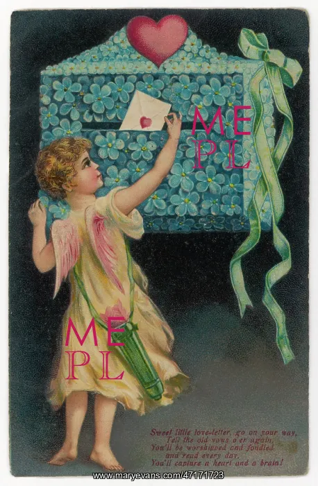 : Valentine Card - Cupid : Valentine Card - Cupid
