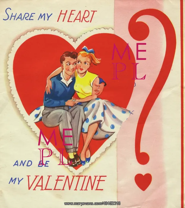  : Valentine card, Share My Heart