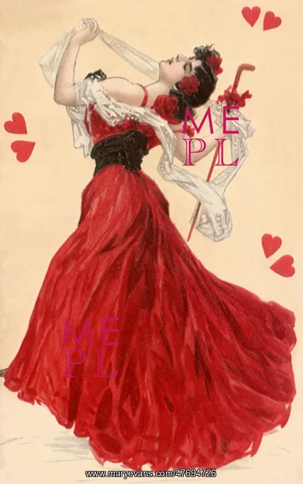  : Valentine Lady in Red