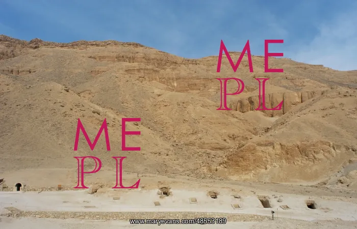 : The Valley of the Queens. Egypt : The Valley of the Queens. Egypt