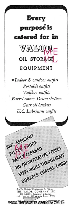 : Valor Oil Storage Equipment : Valor Oil Storage Equipment