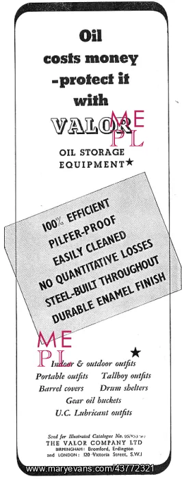 : Valor Oil Storage Equipment : Valor Oil Storage Equipment
