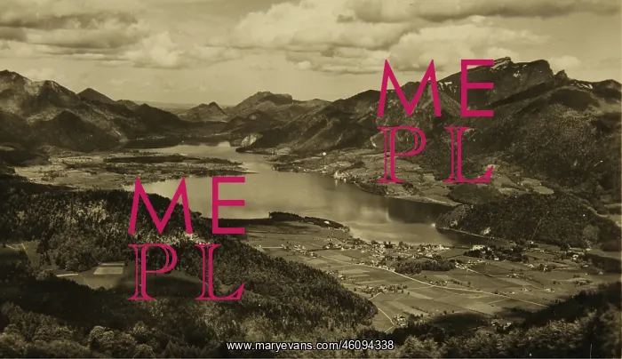 : VALUE!. Wolfgangsee. Upper Austria / Salzburg. 1939. Photograph : VALUE!. Wolfgangsee. Upper Austria / Salzburg. 1939. Photograph