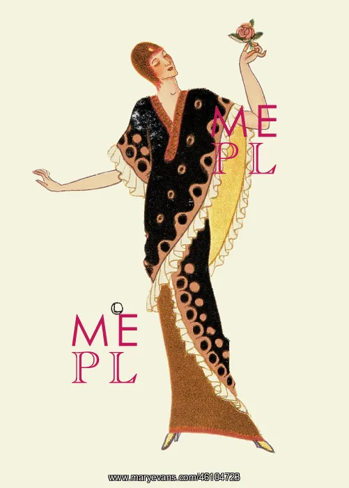 : VALUE!. Otto Lendecke. Fashion. Wiener Werkstaette-postcard No : VALUE!. Otto Lendecke. Fashion. Wiener Werkstaette-postcard No