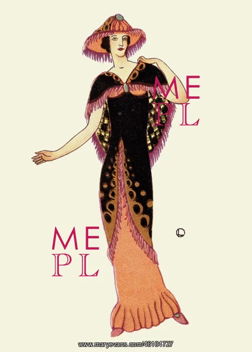 : VALUE!. Otto Lendecke. Fashion. Wiener Werkstaette-postcard No : VALUE!. Otto Lendecke. Fashion. Wiener Werkstaette-postcard No