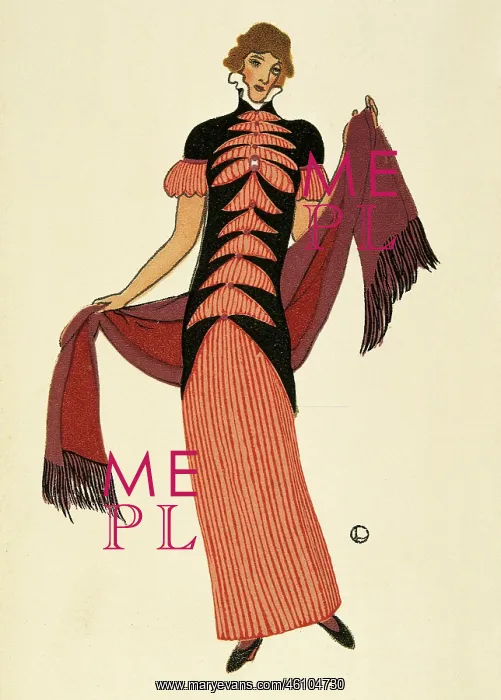 : VALUE!. Otto Lendecke. Fashion. Wiener Werkstaette-postcard No : VALUE!. Otto Lendecke. Fashion. Wiener Werkstaette-postcard No