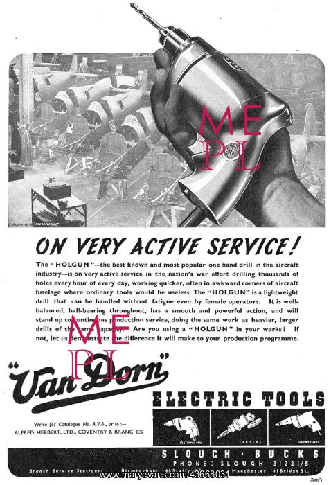  : Van Dorn Holgun Drill