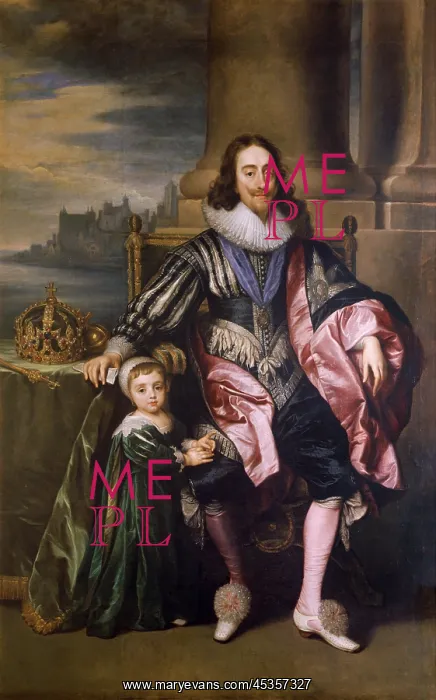 : Van Dyck - Charles I and Prince Charles : Van Dyck - Charles I and Prince Charles