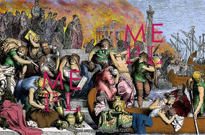 : Vandals after plundering of Rome : Vandals after plundering of Rome