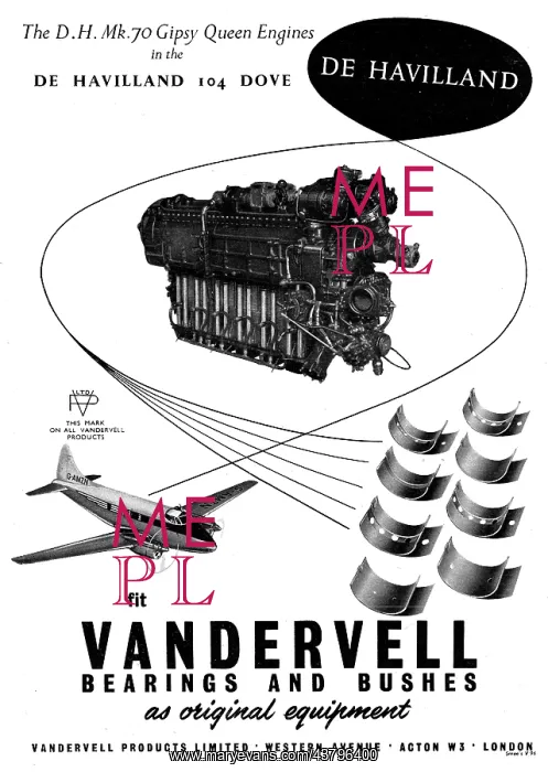 : Vandervell Bearings : Vandervell Bearings