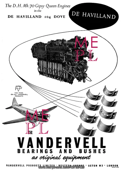 : Vandervell Bearings : Vandervell Bearings