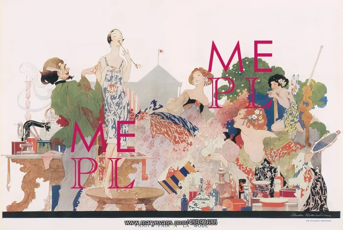 : Vanity Fair A La Mode by Charles Robinson : Vanity Fair A La Mode by Charles Robinson