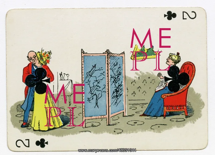 : Vanity Fair Transformation Playing Card : Vanity Fair Transformation Playing Card