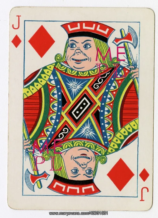 : Vanity Fair Transformation Playing Card : Vanity Fair Transformation Playing Card
