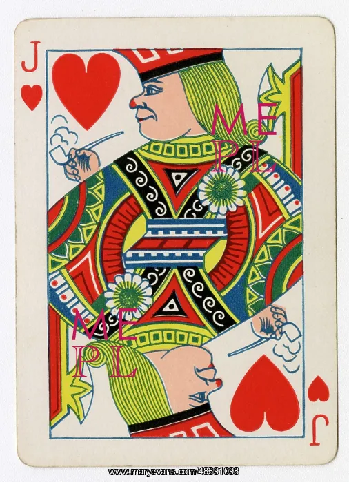 : Vanity Fair Transformation Playing Card : Vanity Fair Transformation Playing Card