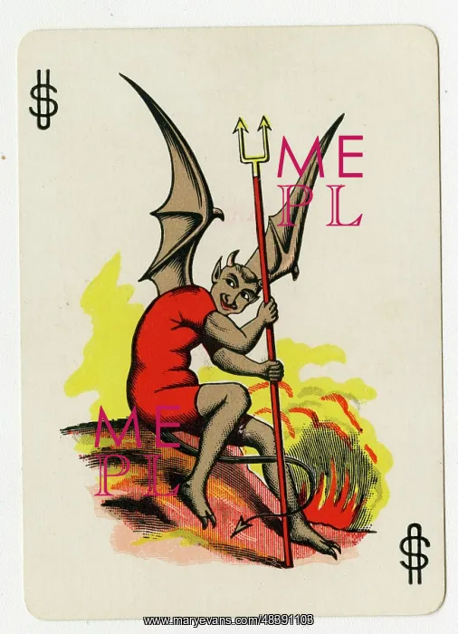 : Vanity Fair Transformation Playing Card : Vanity Fair Transformation Playing Card