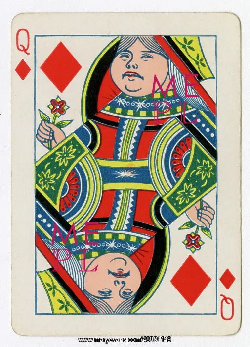 : Vanity Fair Transformation Playing Card : Vanity Fair Transformation Playing Card
