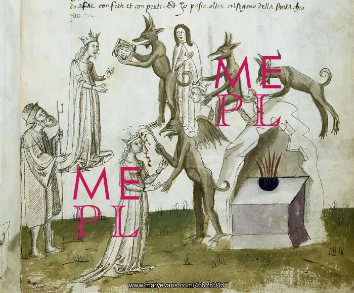 : Vanity and Lust punished from Visio Ludovici de : Vanity and Lust punished from Visio Ludovici de