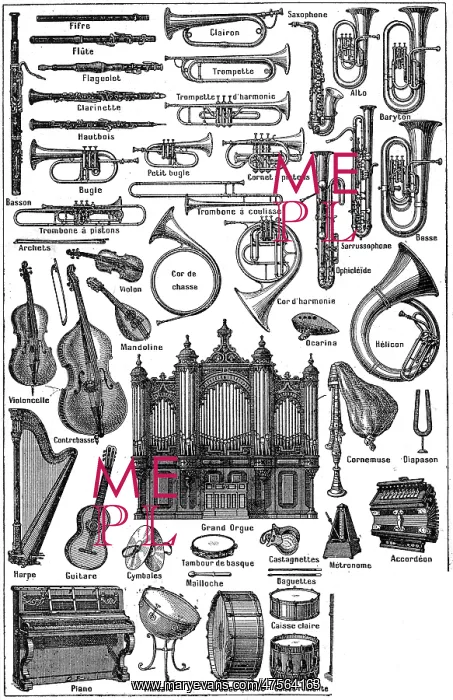  : Various musical instruments