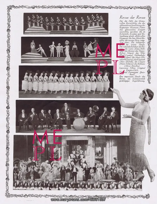 : Various scenes from Noch und Noch, Admiralspalast, Berlin 19 : Various scenes from Noch und Noch, Admiralspalast, Berlin 19