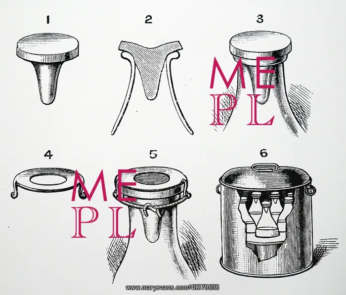 : Various views of a rubber stopper for hermetically : Various views of a rubber stopper for hermetically