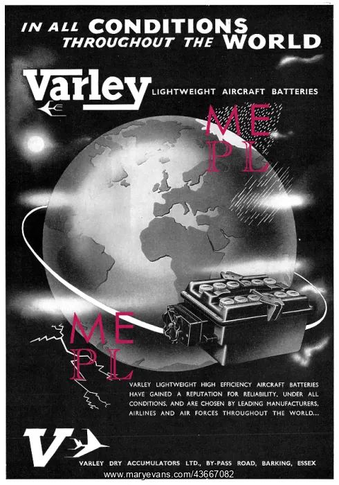 : Varley Aircraft Batteries : Varley Aircraft Batteries