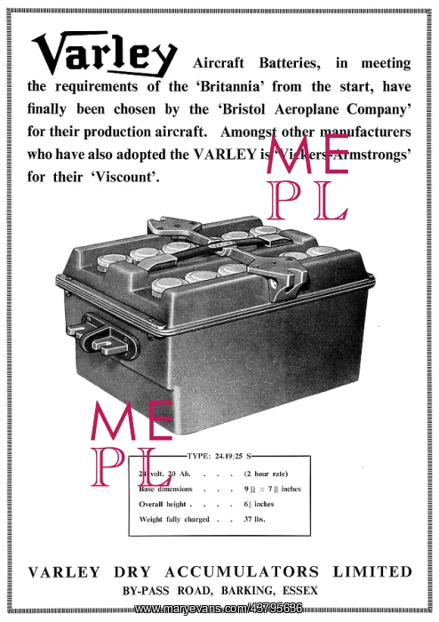 : Varley Aircraft Dry Accumulators : Varley Aircraft Dry Accumulators