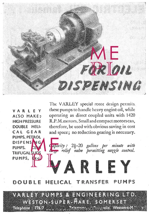  : Varley Pumps