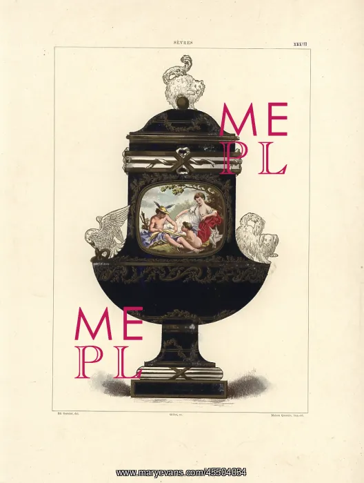 : Vase with animal figures : Vase with animal figures