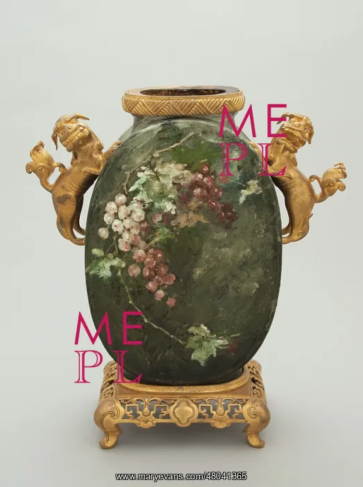 : Vase made of enamelled terracotta : Vase made of enamelled terracotta