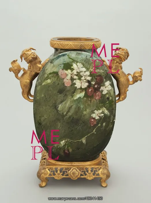 : Vase made of enamelled terracotta : Vase made of enamelled terracotta